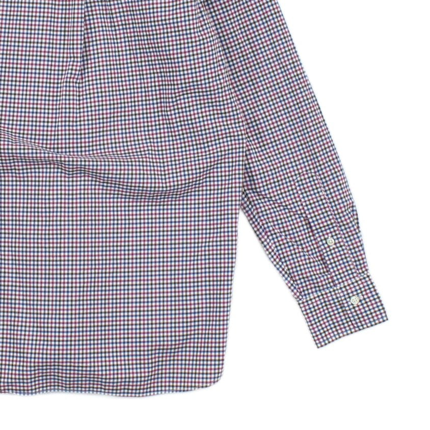 Mens Check Shirt Stretch Classic Fit