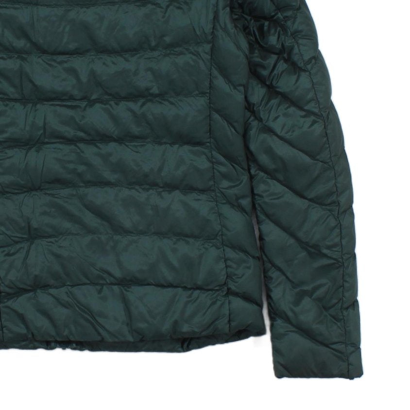 Womens Quilted Jacket Down Full Zip Lightweight Packable
