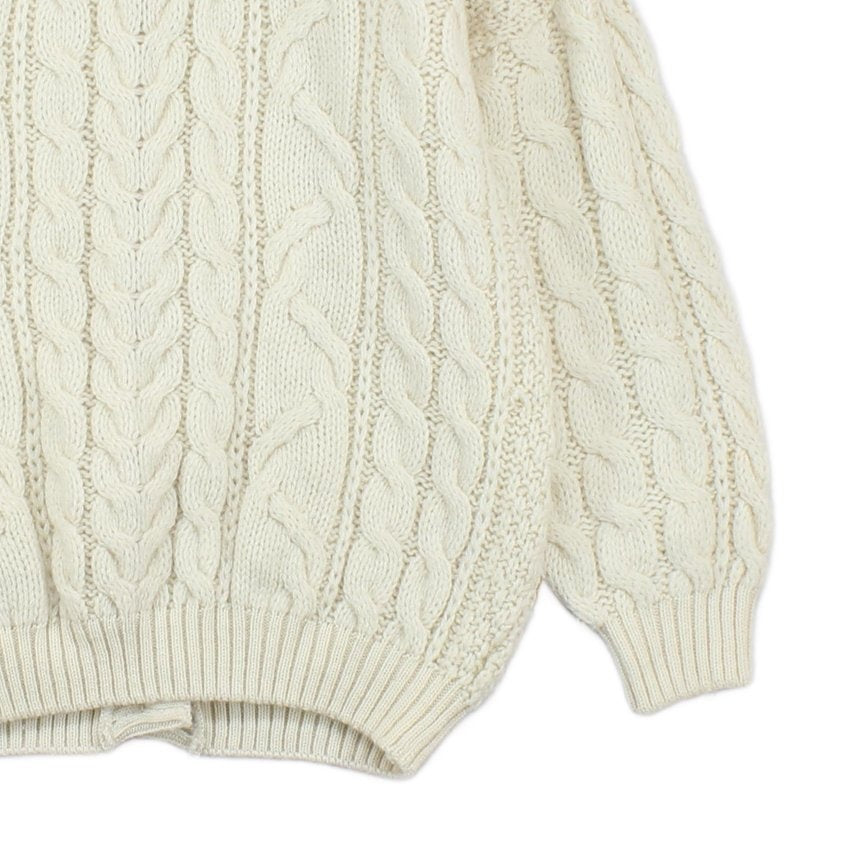 Womens Cable Knit Cardigan Oversized Fit