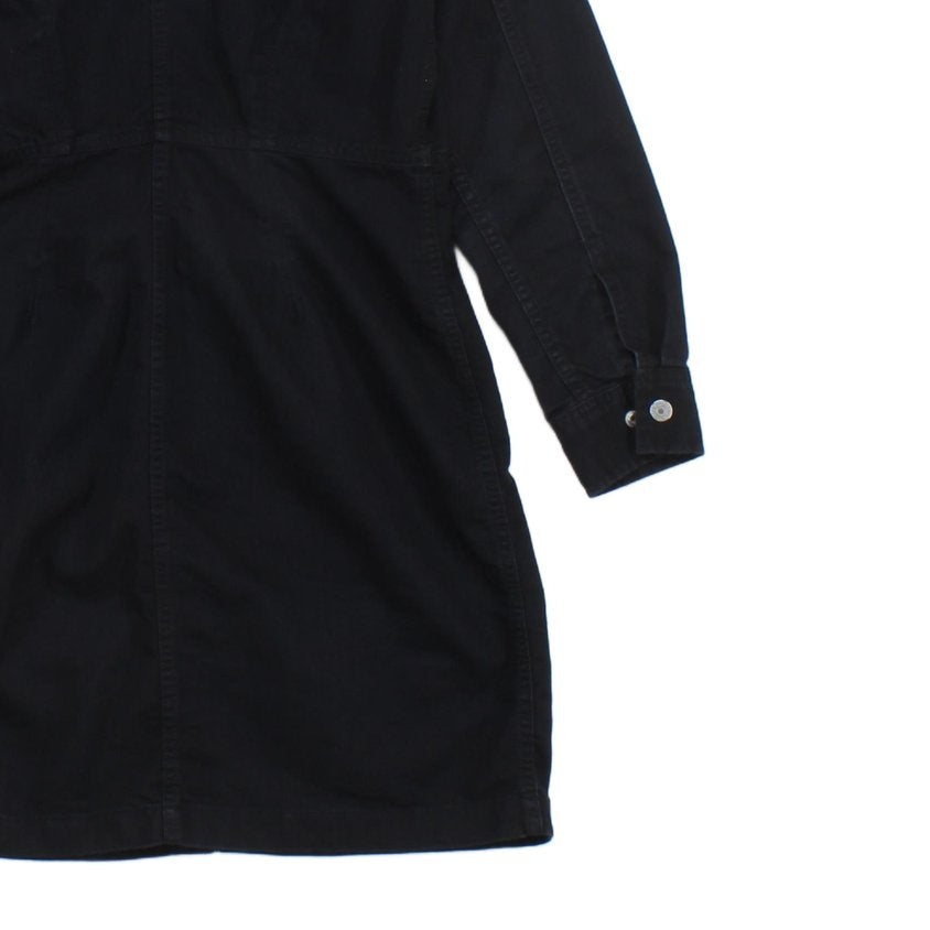Womens Denim Dress Shirt Button Down Long Sleeve