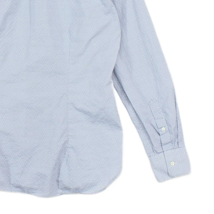Mens Patterned Shirt Long Sleeve Formal