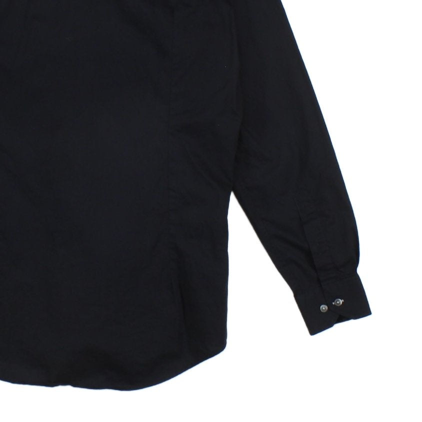 Mens Shirt Stretch Long Sleeve Regular Tailored Fit
