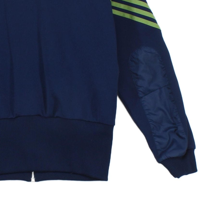 Womens Track Jacket Retro Sport Zip Stripes