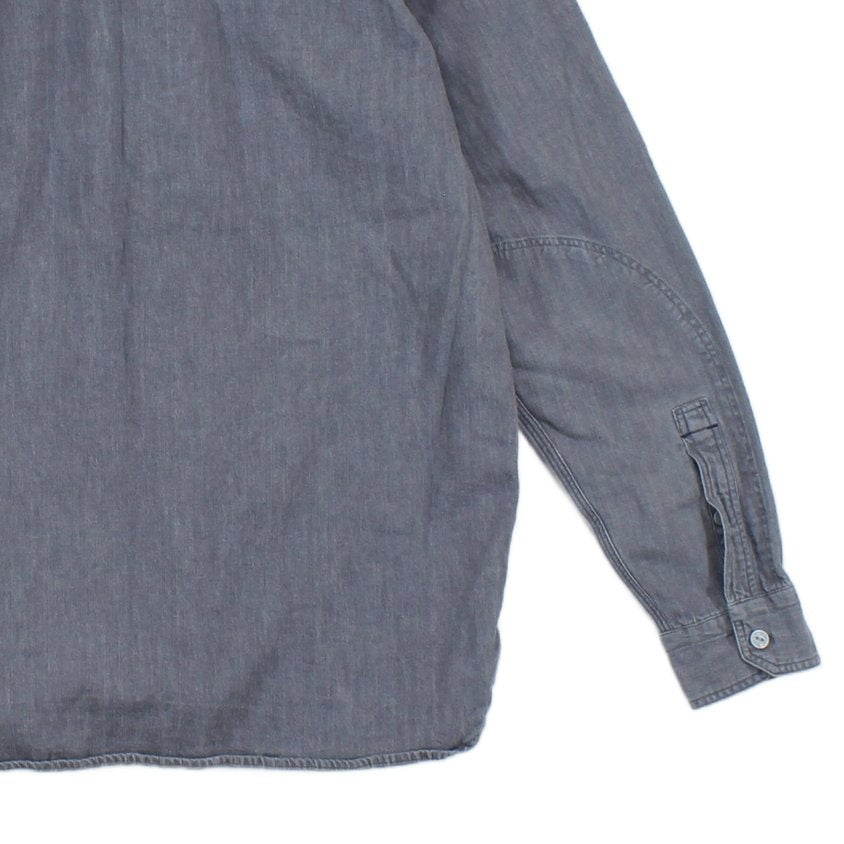 Mens Denim Shirt Button Up Classic