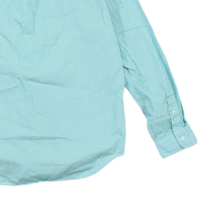 Mens Striped Shirt Button Down Classic Long Sleeve