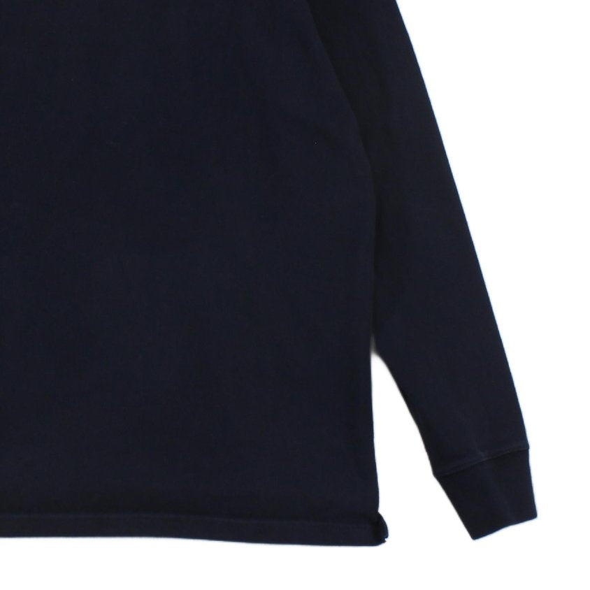 Mens Rugby Polo Shirt Classic Long Sleeve