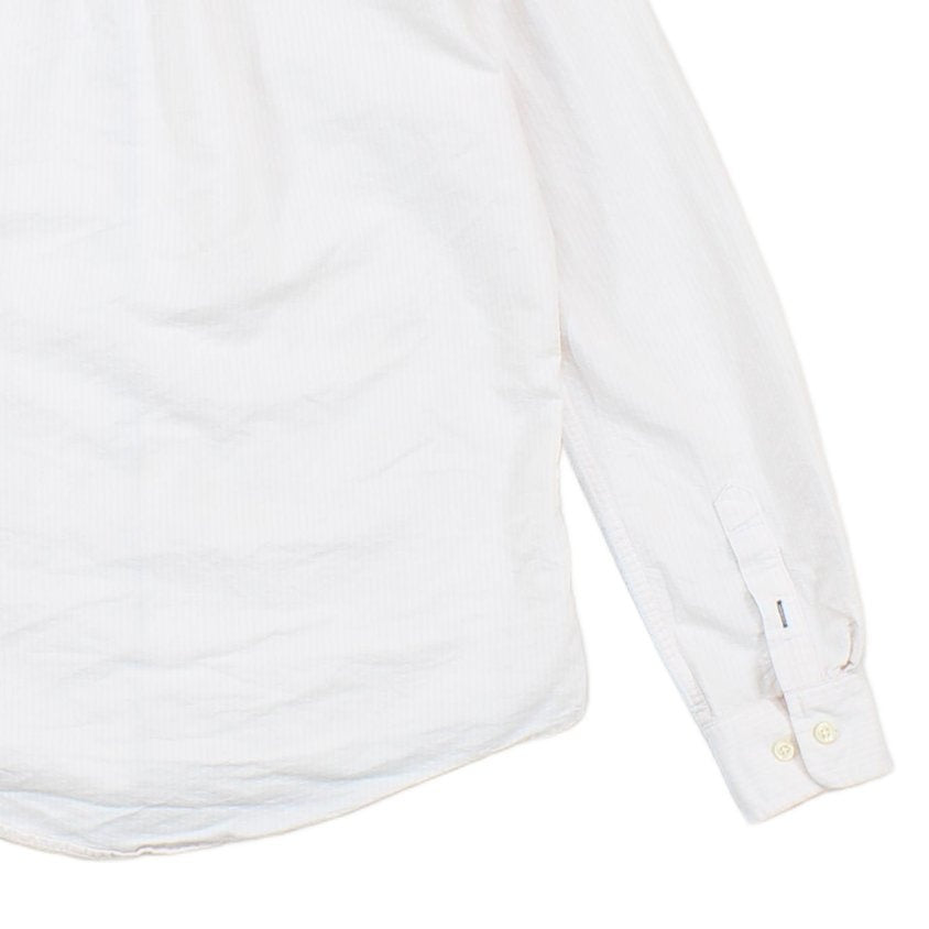 Mens Striped Shirt Custom Fit Classic Long Sleeve