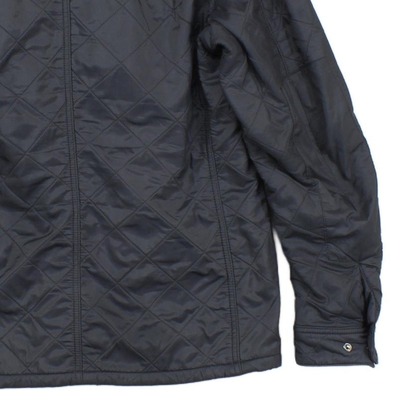 Mens Quilted Jacket Full Zip Outdoor