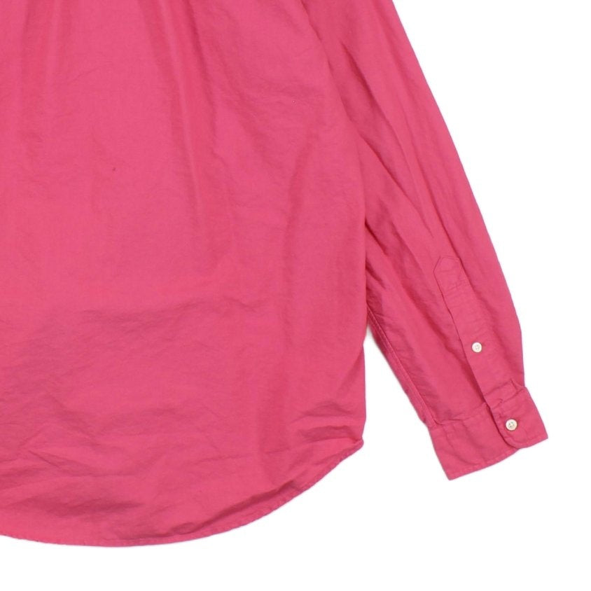 Mens Shirt Button Down Long Sleeve Collar