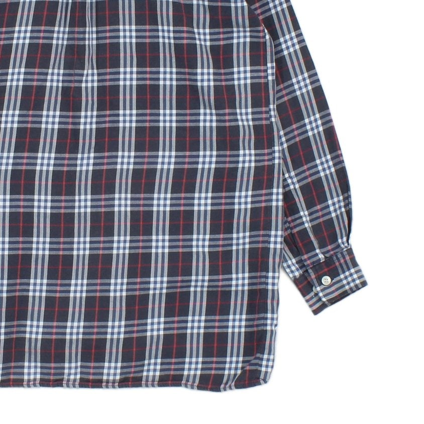 Boys Check Shirt Uk Made Button Up