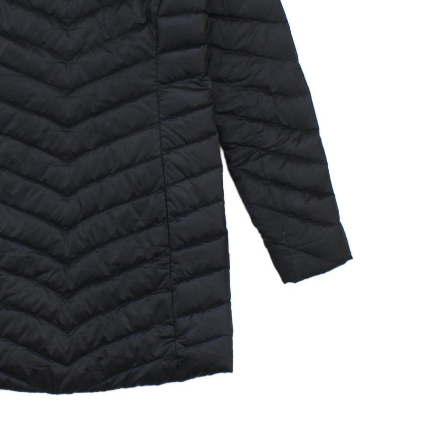 Womens 800 Down Quilted Coat Hooded Full Zip