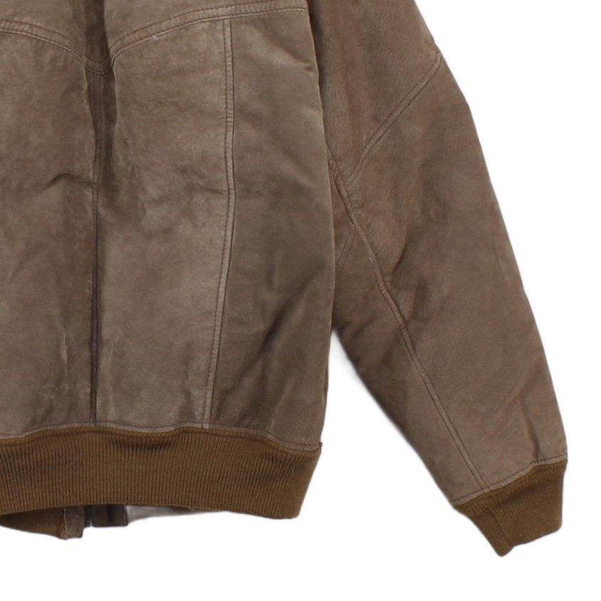 Mens Leather Jacket Shearling Lined Yugoslavia