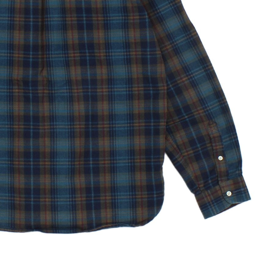 Mens Flannel Plaid Shirt Button Up Long Sleeve