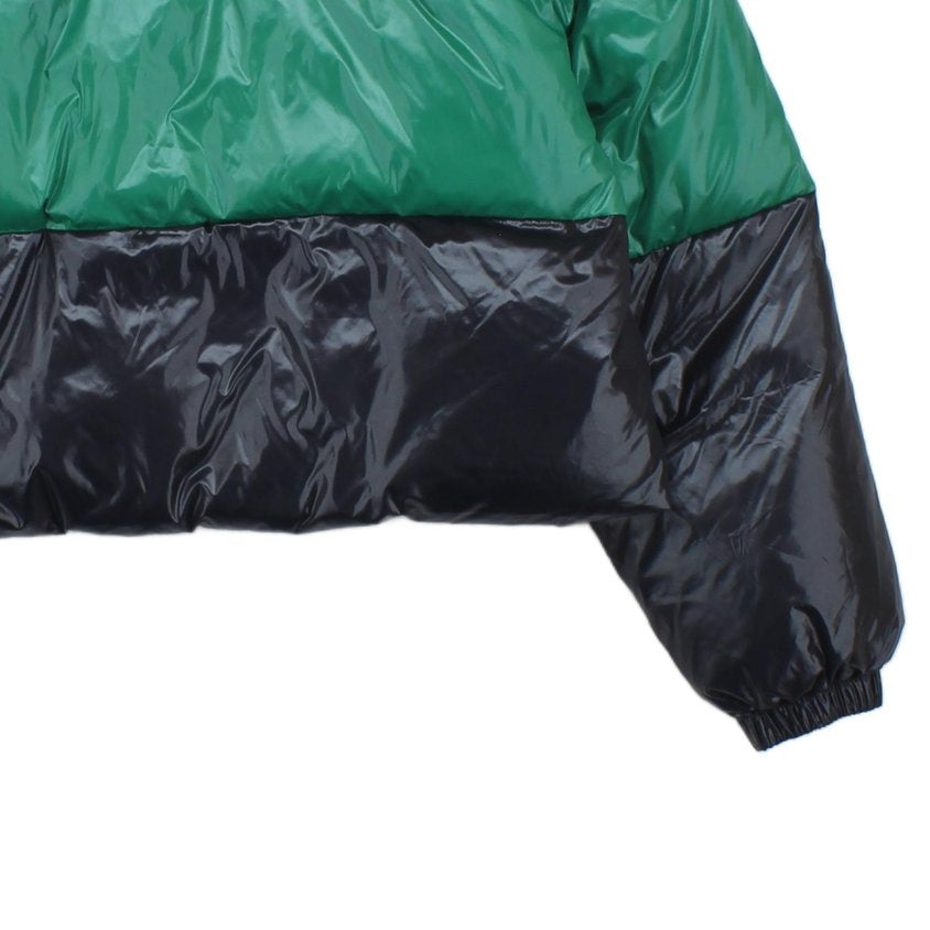 Womens Puffer Jacket Full Zip Colour Block