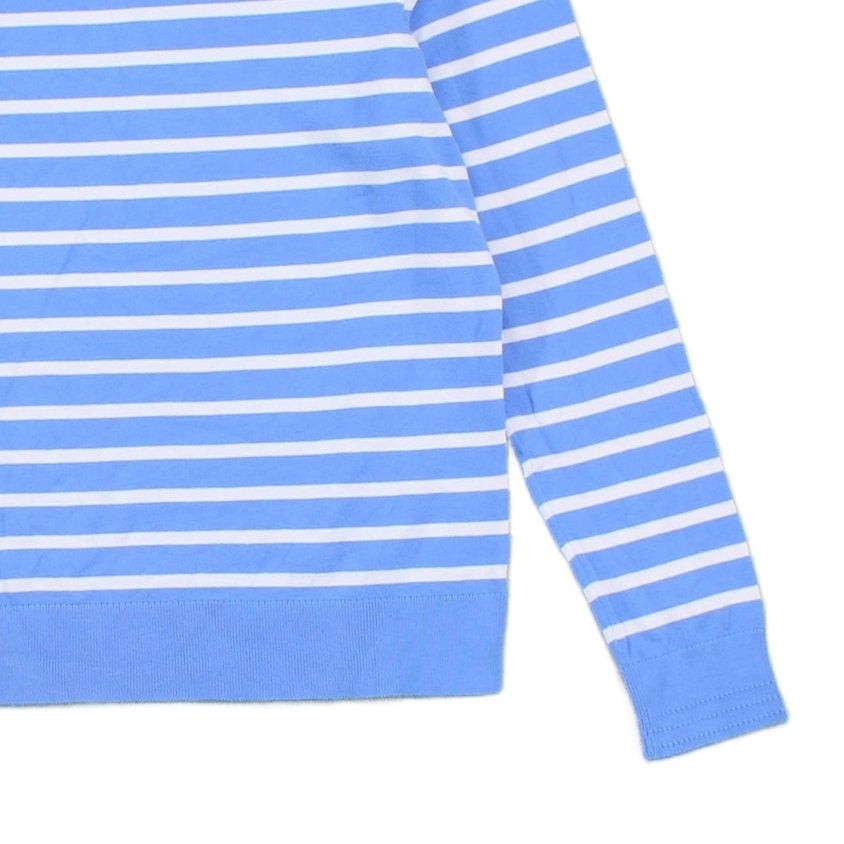 Womens Jumper Striped Crew Neck