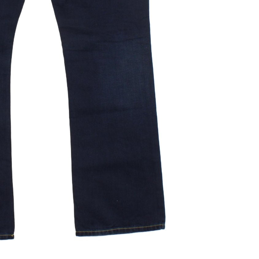 Mens Zatiny Jeans Bootcut Button Fly Mid Rise Denim