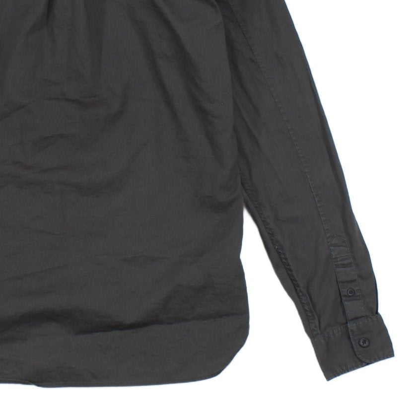 Mens Shirt Button Up Long Sleeve Modern