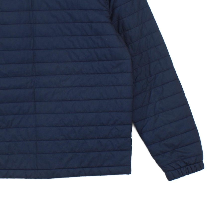 Mens Quilted Jacket Hooded Full Zip