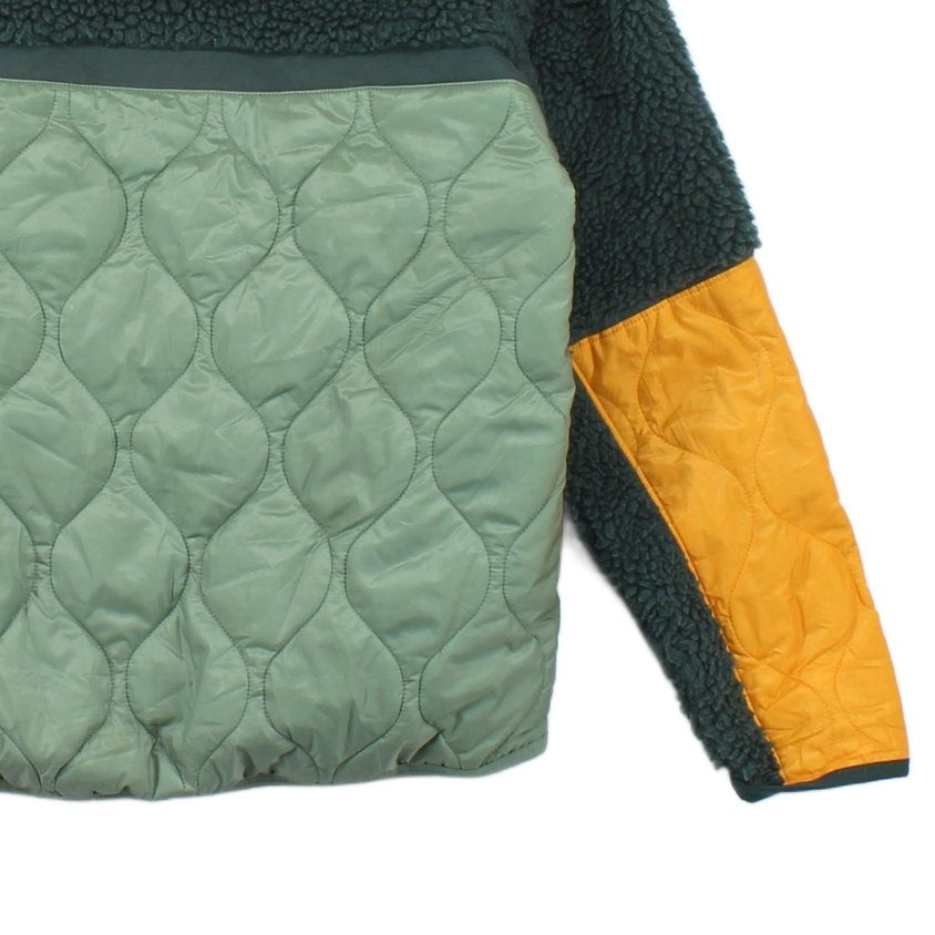 Mens Sherpa Fleece Jacket Hooded Outdoor