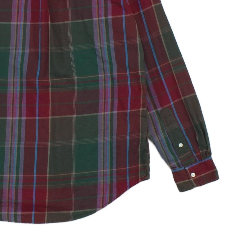 Mens Plaid Shirt Button Up Classic