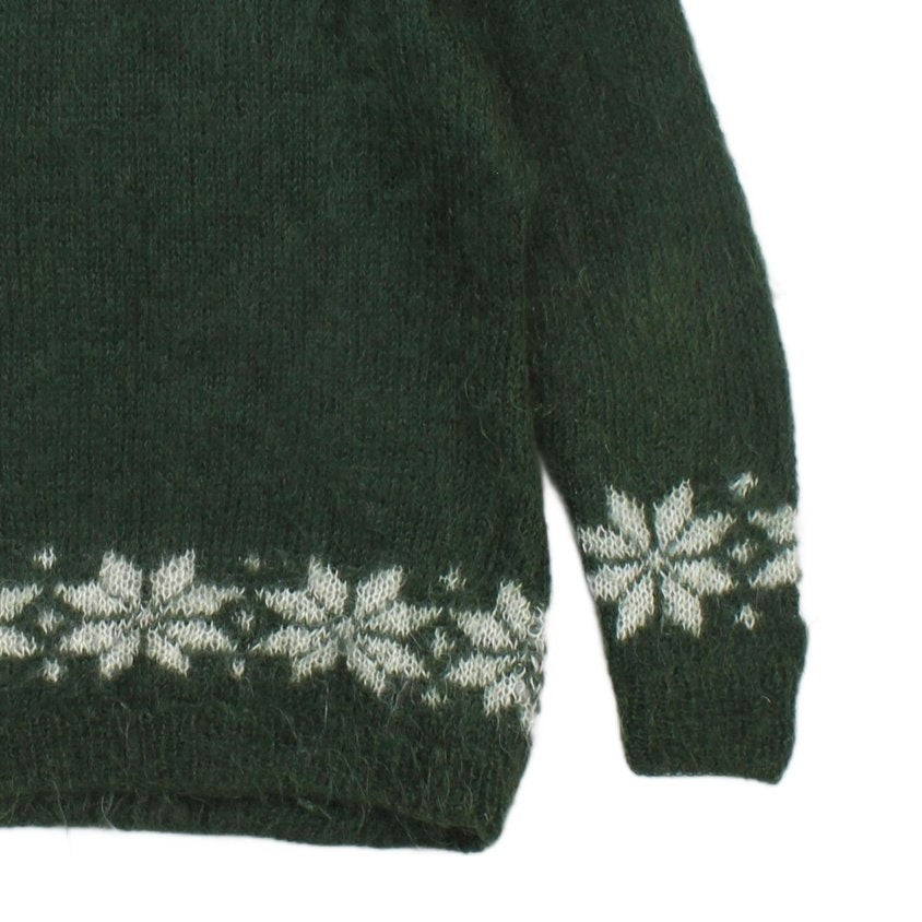 Womens Fair Isle Jumper Pattern Long Sleeve Crew Neck