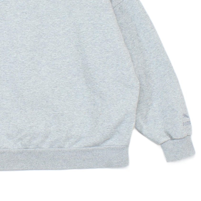 Womens Oversized Sweatshirt Spell Out Logo Roll Neck