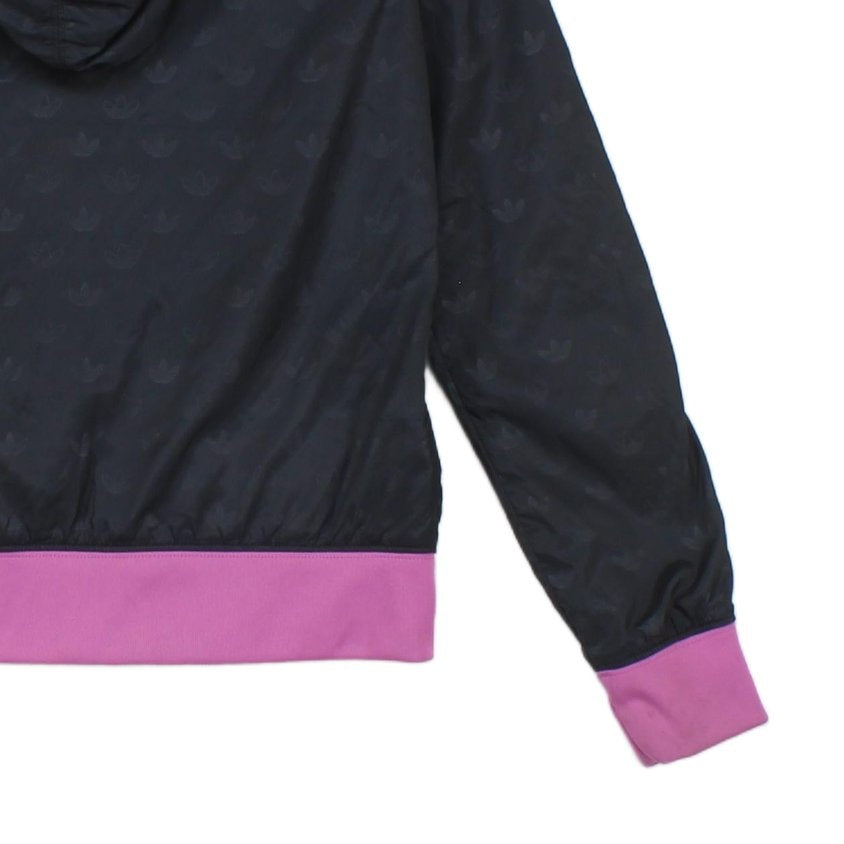 Womens Track Jacket Hooded Full Zip