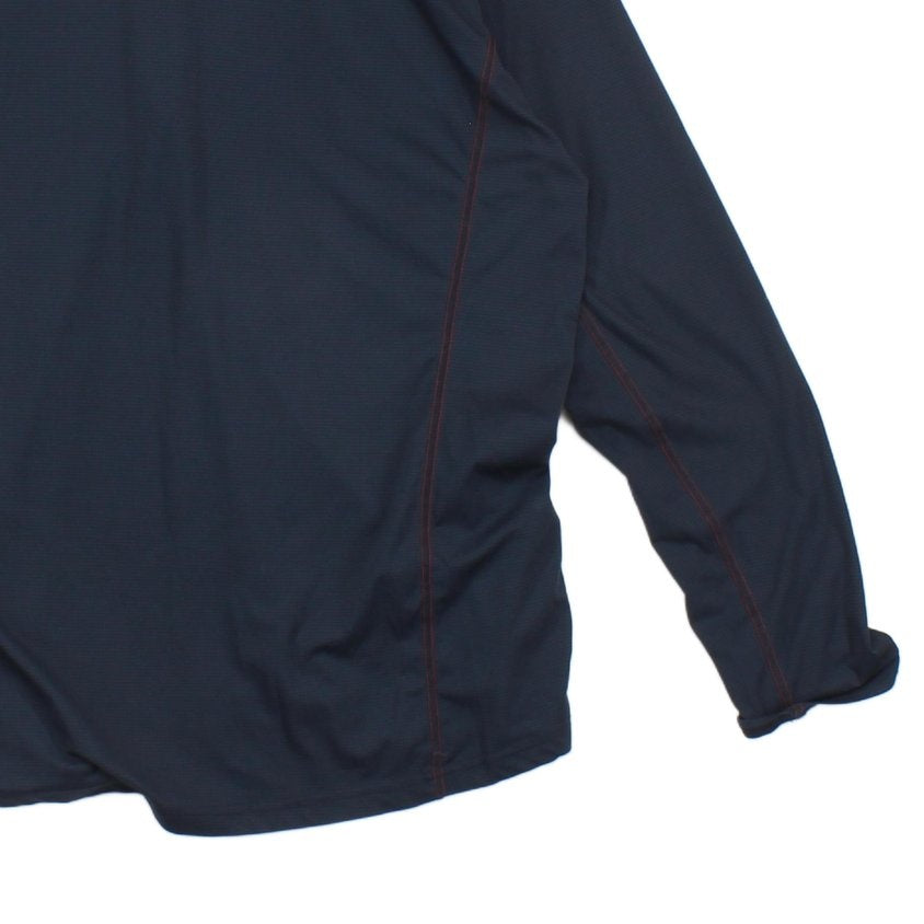 Mens 1/4 Zip T Shirt Outdoor Lightweight Base Layer