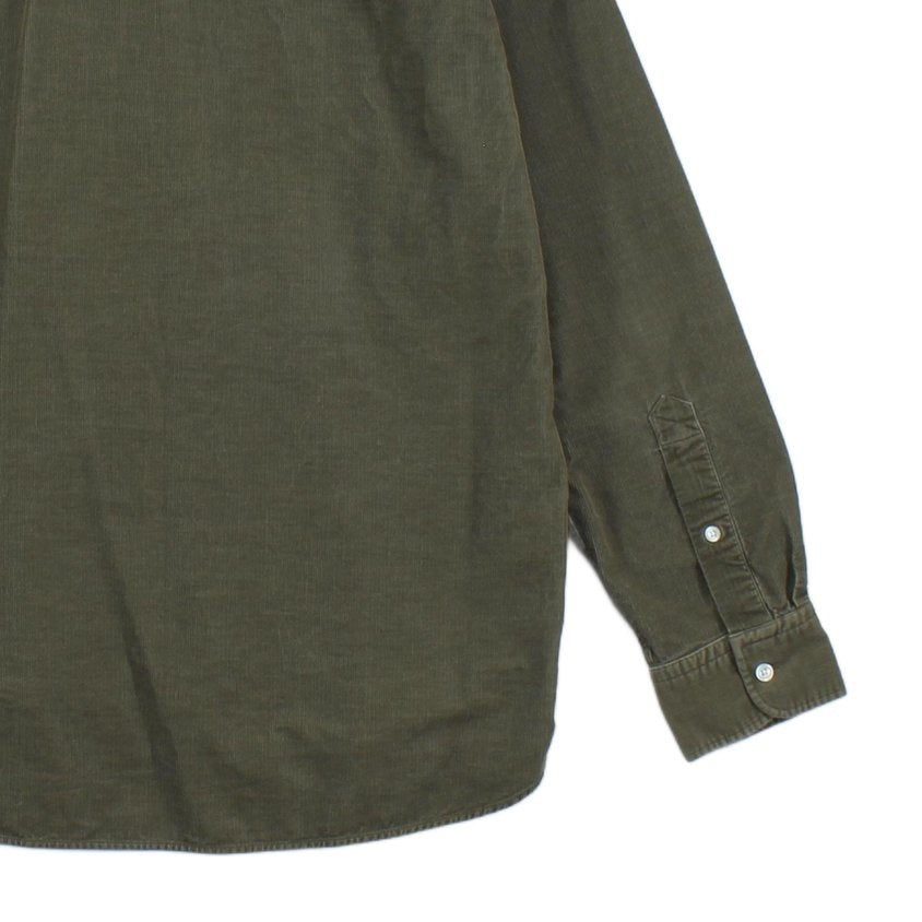 Mens Corduroy Shirt Button Down Long Sleeve