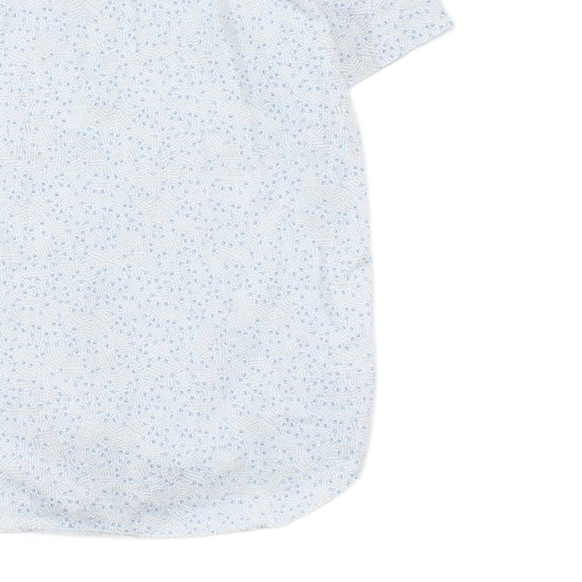 Mens Patterned Shirt Tailored Short Sleeve