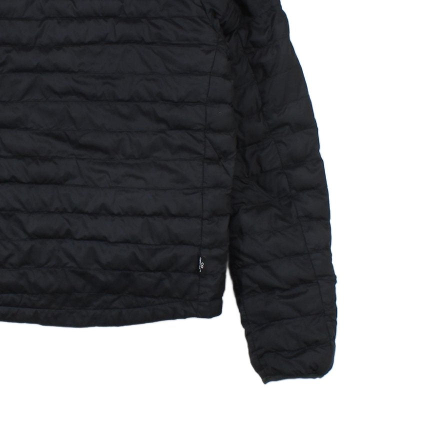 Mens Quilted Jacket Hooded Full Zip