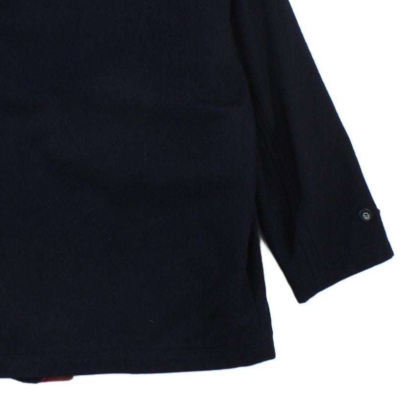 Mens Wool Jacket Full Zip Button Up Long Sleeves