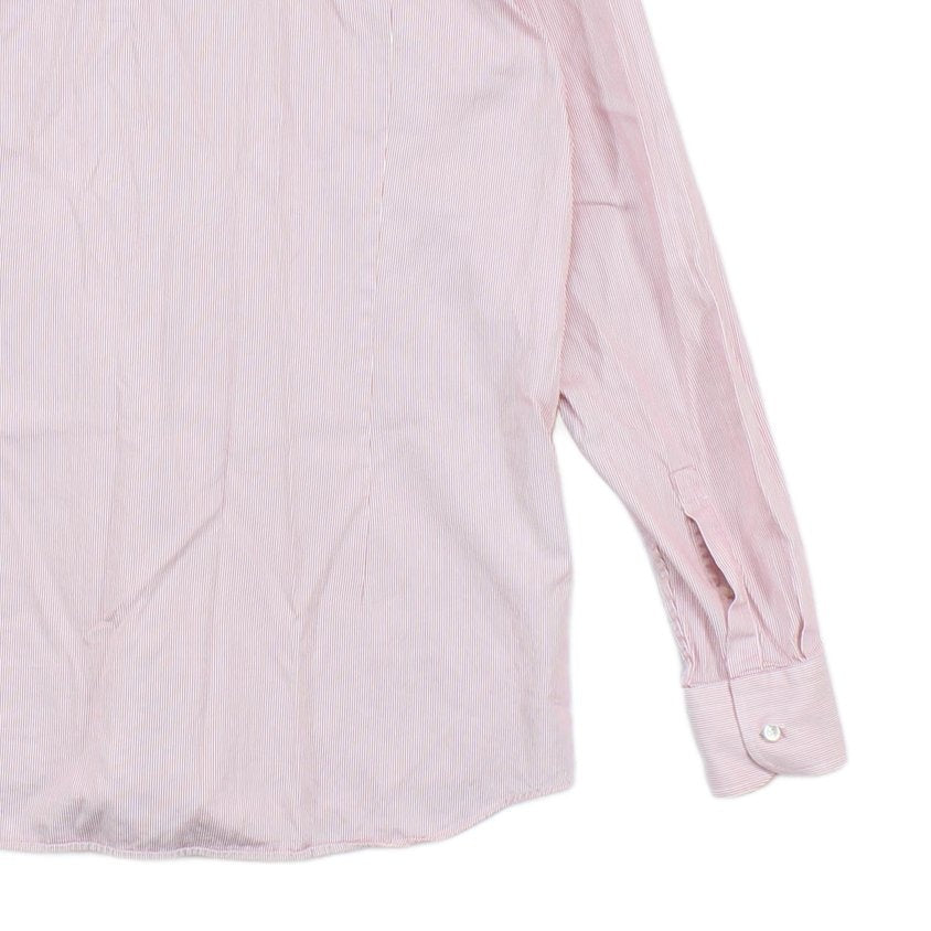 Mens Striped Shirt Slim Fit Long Sleeve