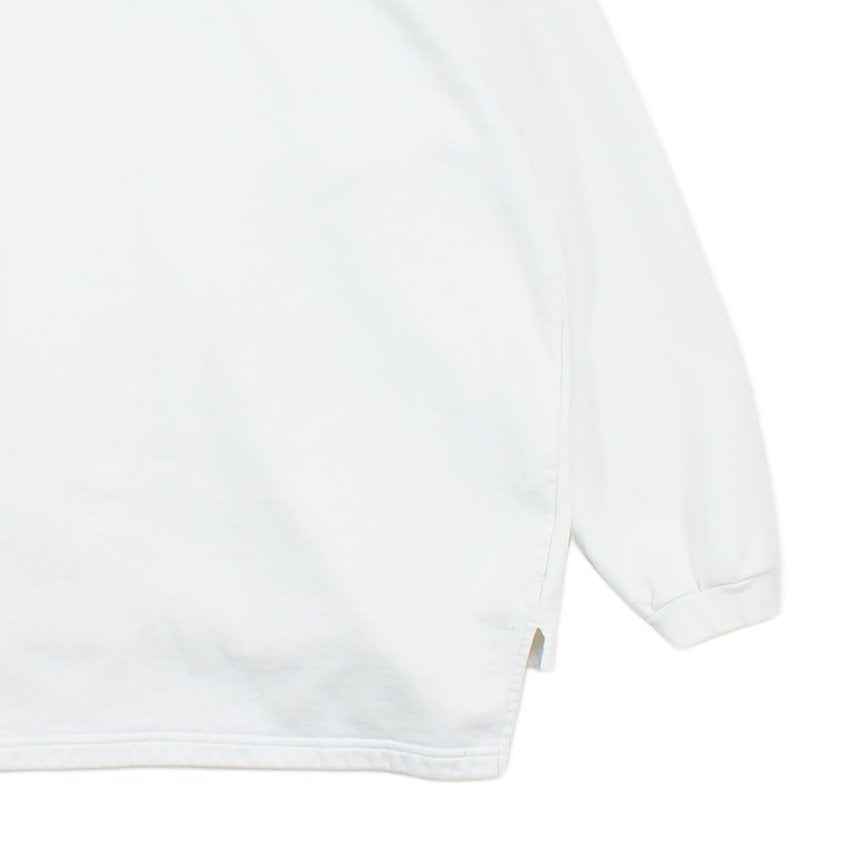 Mens 1/4 Zip Sweatshirt Oversized Retro