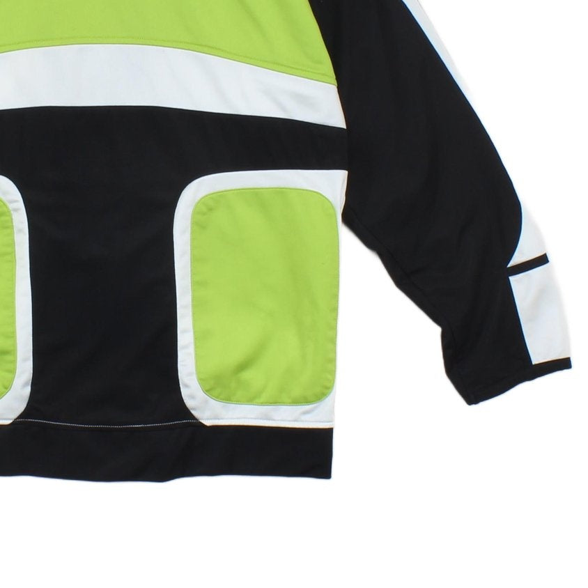 Mens Track Jacket Full Zip Colorblock Logo