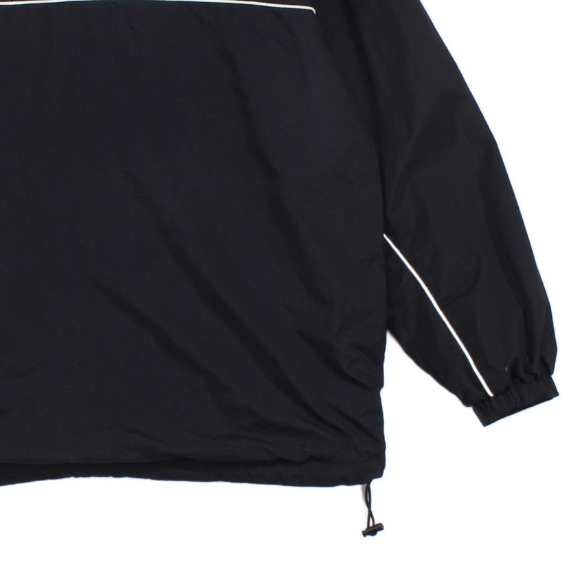 Mens 1/4 Zip Jacket Hooded Logo