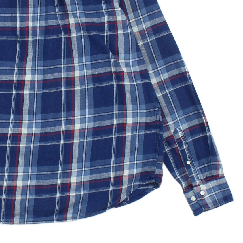 Mens Plaid Shirt Button Down Long Sleeve