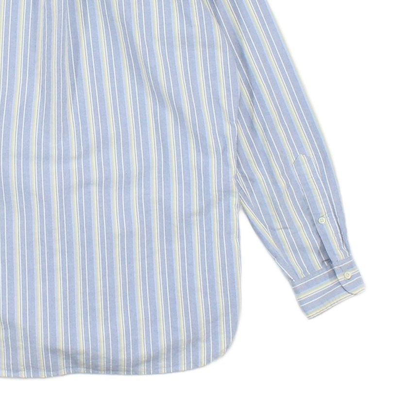 Mens Striped Shirt Classic Button Up