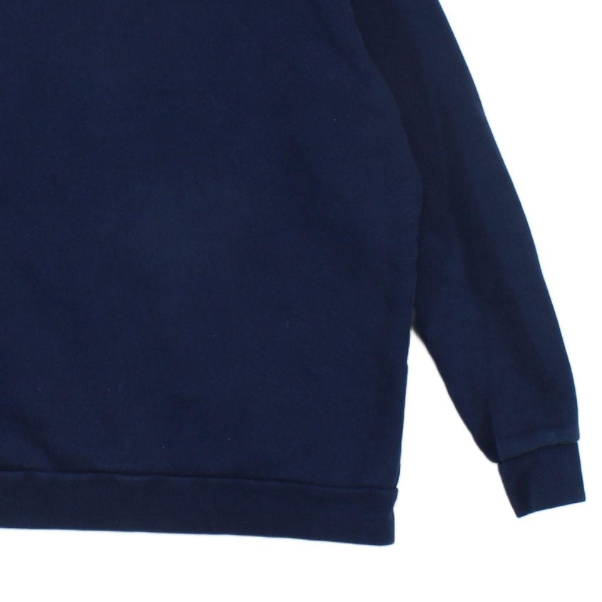 Mens Spell Out Sweatshirt Logo Crew Neck