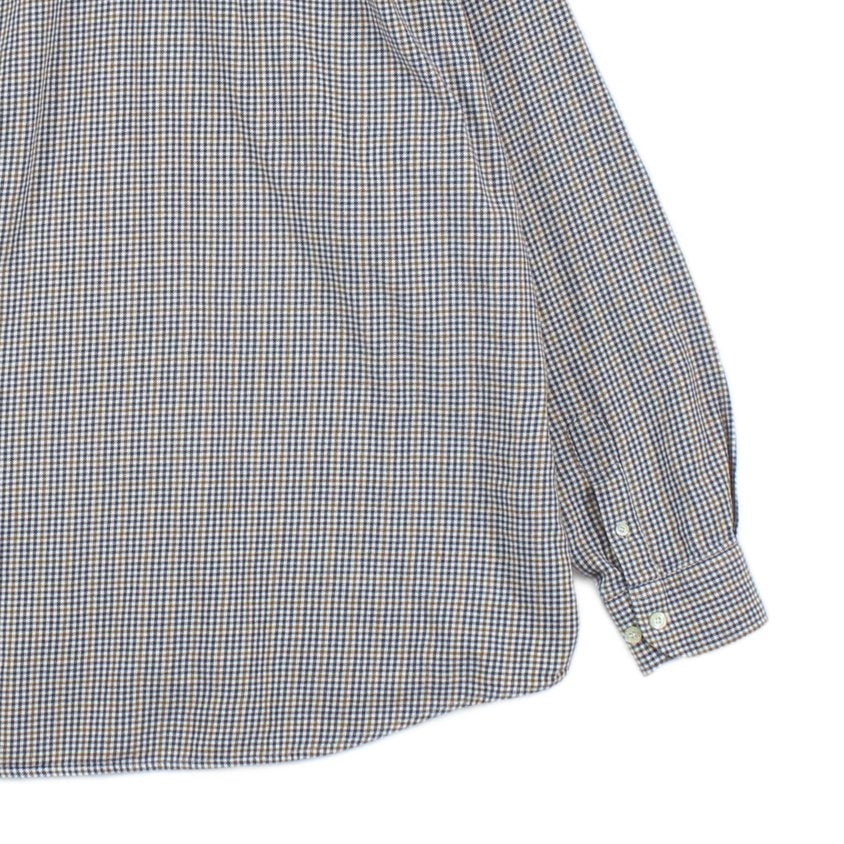 Mens Check Shirt Button Up Long Sleeve