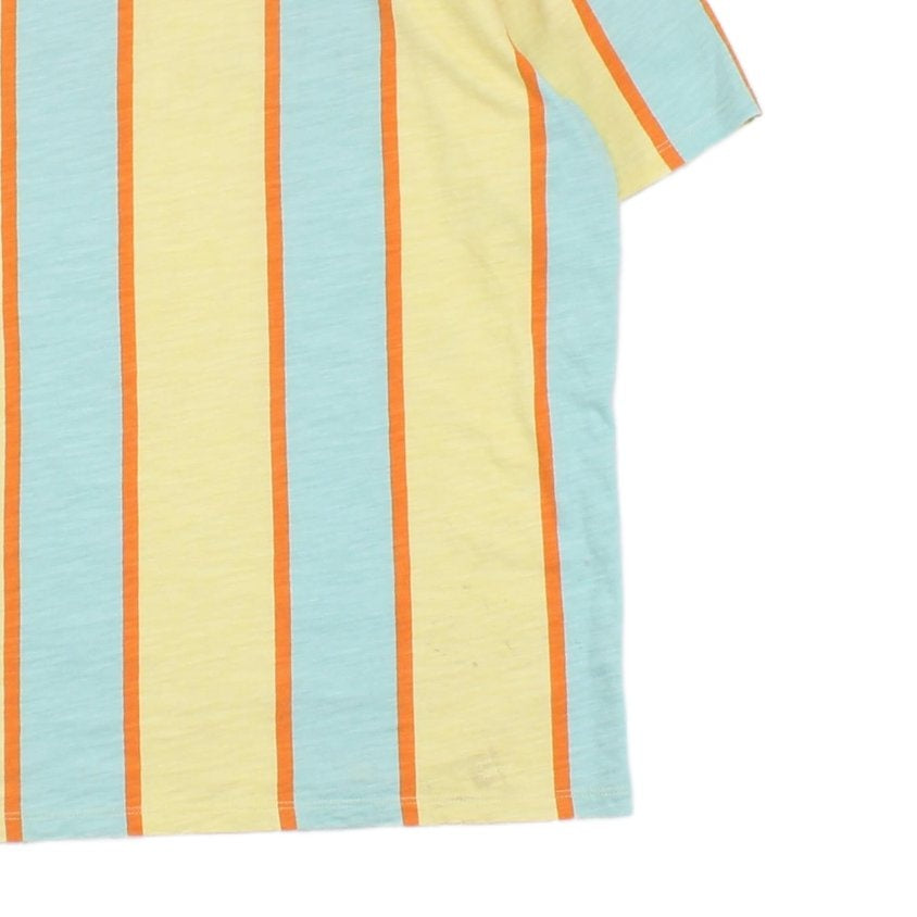 Mens Striped T-Shirt Retro Summer