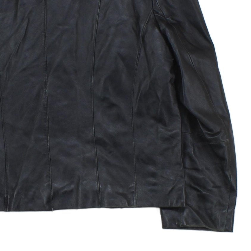 Womens Leather Jacket Full Zip