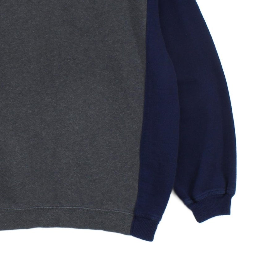 Womens Reworked Sweatshirt Spell Out Embroidered