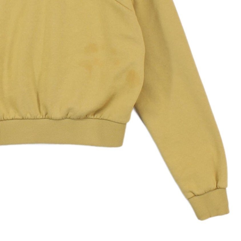 Womens 1/4 Zip Sweatshirt Outdoor Cropped