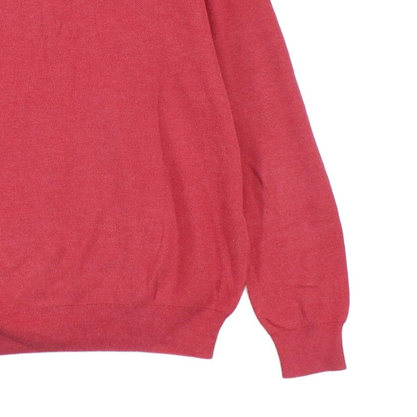 Mens 1/4 Zip Jumper Classic Pima Cotton