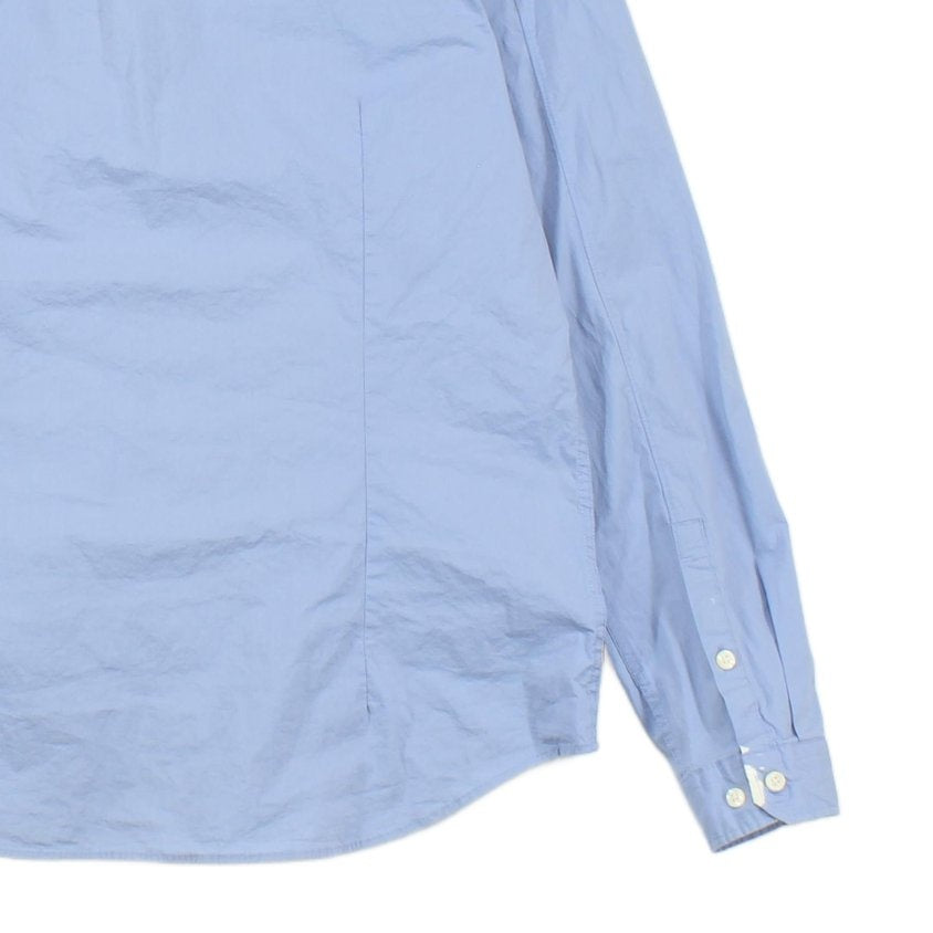 Mens Shirt Slim Fit Long Sleeve Button Up