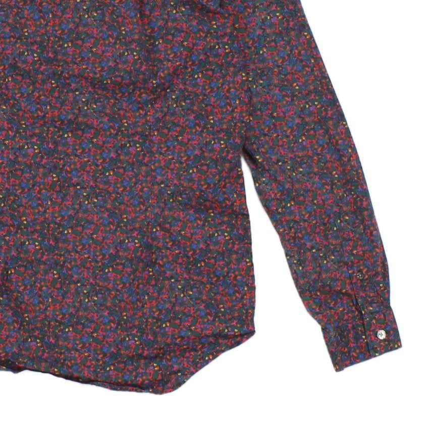 Mens Floral Shirt Slim Fit