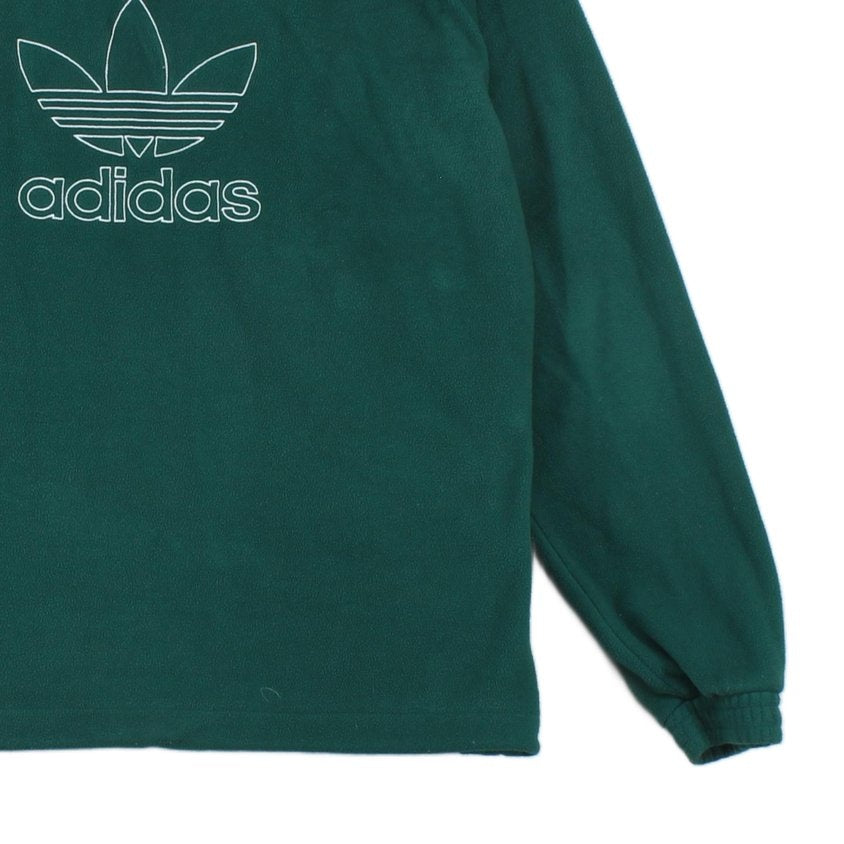 Mens 1/4 Zip Fleece Trefoil Logo
