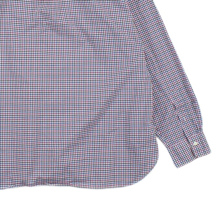 Mens Check Shirt Stretch Classic Button Up