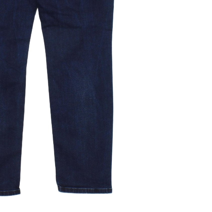 Womens Belthy Jeans Denim Slim Straight Low Waist